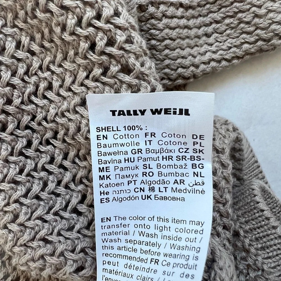 Talky Weijl tie-front cropped top shrugs Sleeves SIZE S new with tag - Picture 3 of 6